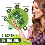 Terra Kai Organics etiqueta con información de hongos, B12 y zinc