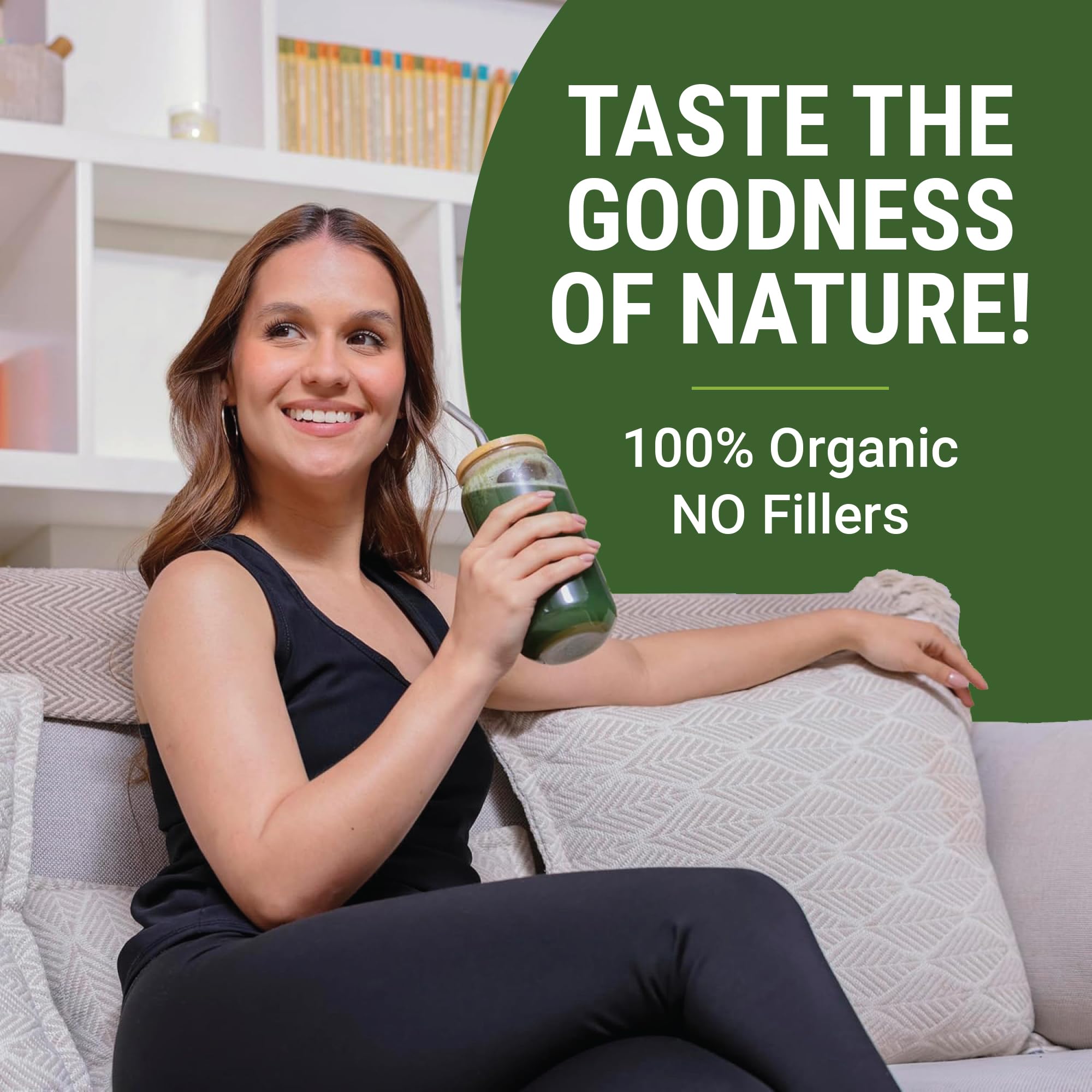 Terra Kai Organics primer plano de hongos adaptógenos y superalimentos incluidos