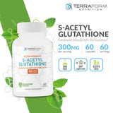 TerraForm Nutrition cápsula detalle mostrando textura y calidad
