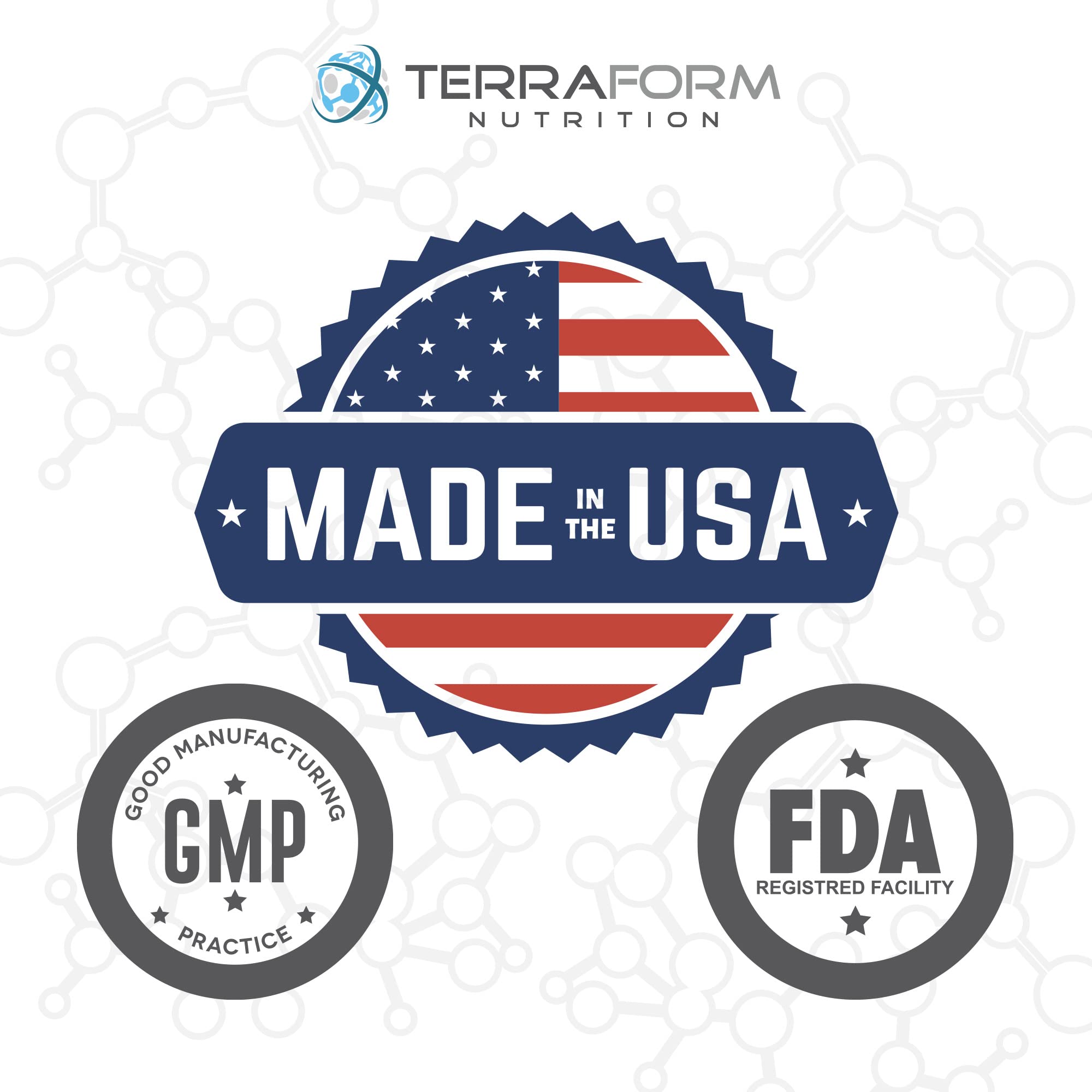 TerraForm Nutrition tamaño en mano para entender la escala y dosis