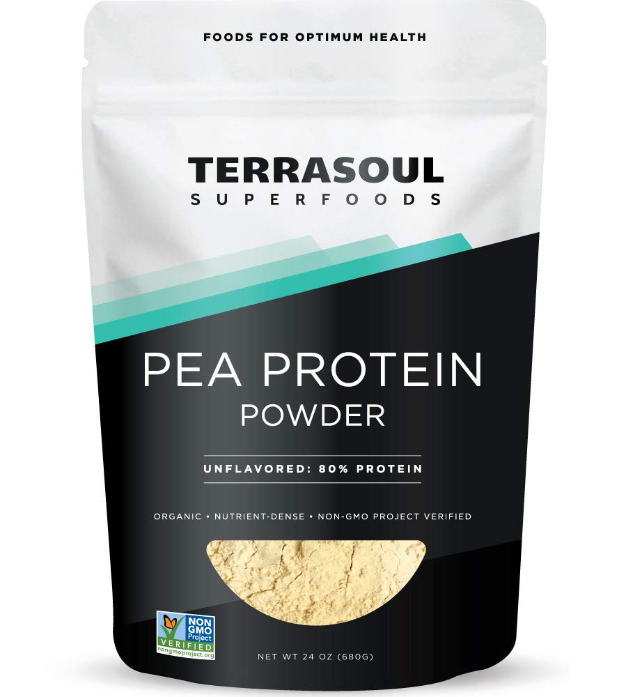Terrasoul Superfoods empaque frontal mostrando 1.5 lb y origen europeo, ventaja de pureza