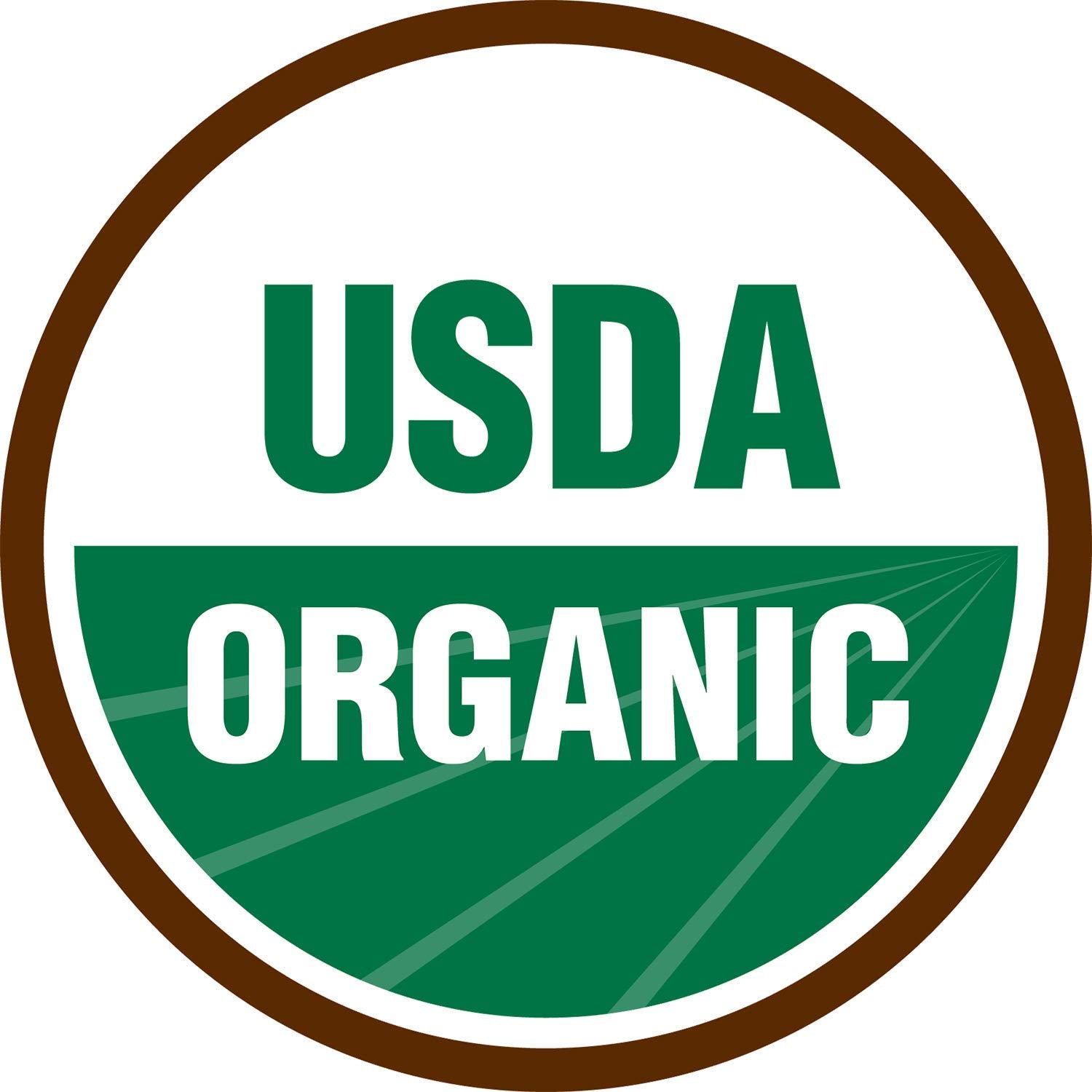 Terrasoul Superfoods etiqueta con certificaciones orgánicas y sin gluten