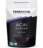 Terrasoul Superfoods paquete frontal mostrando sello orgánico y contenido