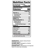 Terrasoul Superfoods comparativa de tamaño con mano para referencia