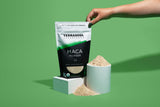 Terrasoul Superfoods detalle del polvo color natural ideal para mezclar