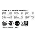 Terrasoul Superfoods etiqueta con certificaciones USDA Organic y Non-GMO