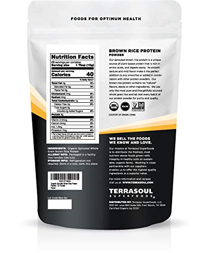 Terrasoul Superfoods textura del polvo en primer plano para mezcla suave