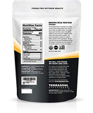 Terrasoul Superfoods textura del polvo en primer plano para mezcla suave