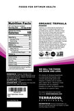 Terrasoul Superfoods polvo de Triphala textura fina para mezclar rápidamente