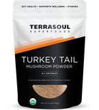 Terrasoul Superfoods envase frontal mostrando etiquetado orgánico y ventaja clara