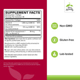 Terry Naturally caja abierta mostrando 60 softgels para soporte vascular