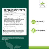 Terry Naturally Bacteril cápsula blanda en primer plano, resalta fácil de tragar