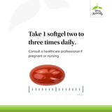 Terry Naturally etiqueta con información nutricional y pautas de uso claras