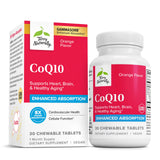 Terry Naturally envase frontal del CoQ10 masticable, fácil de llevar