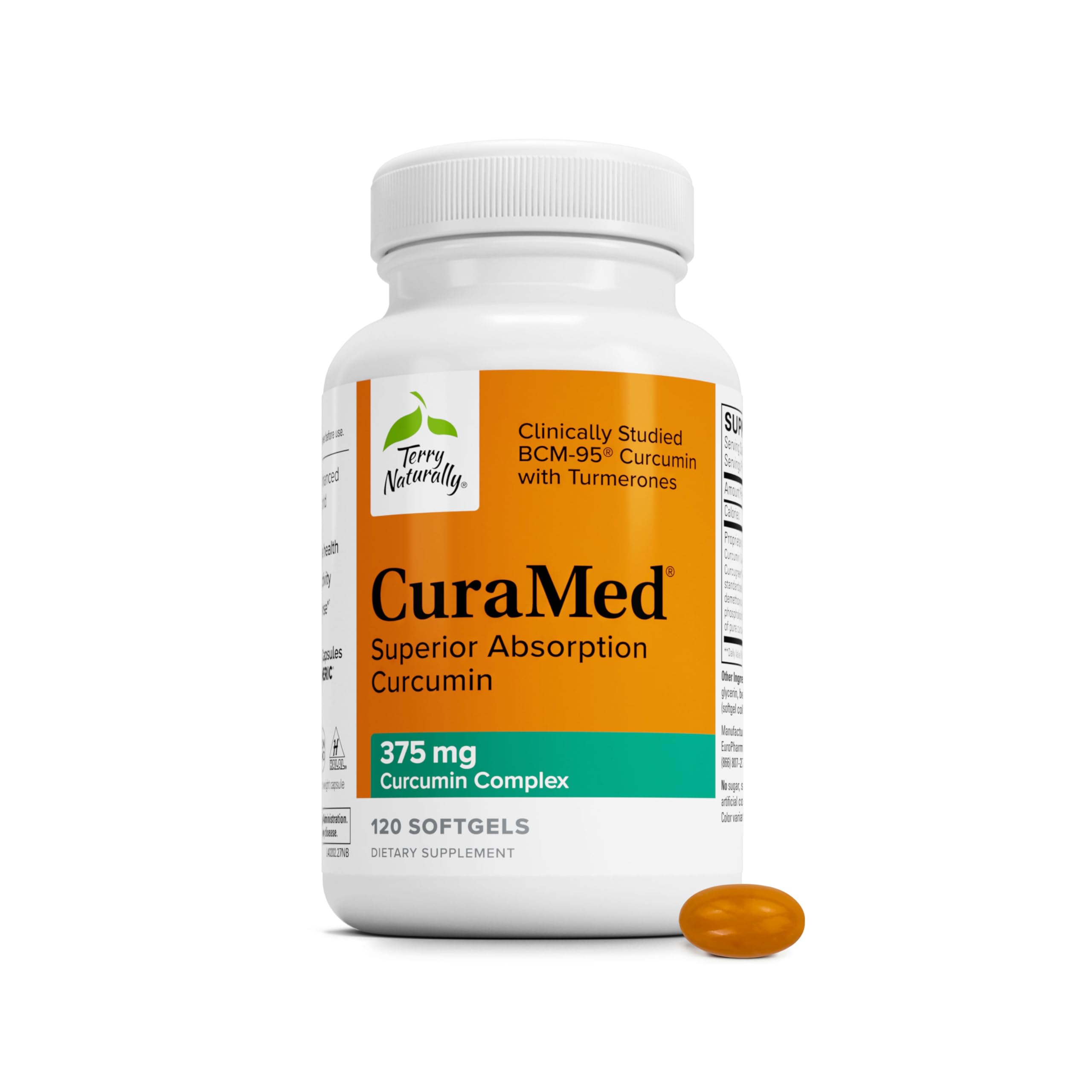 Terry Naturally envase frente mostrando diseño y beneficio antioxidante