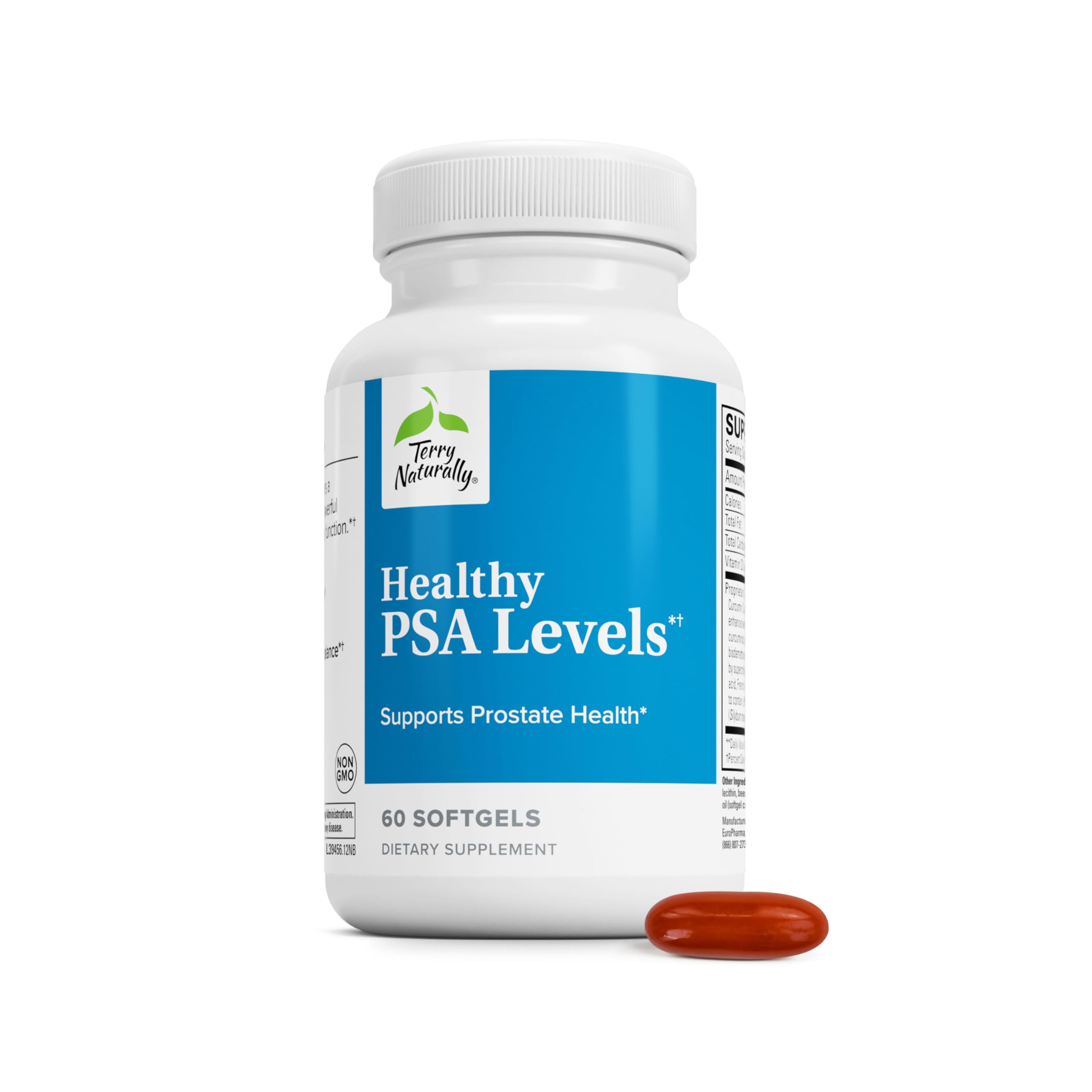 Terry Naturally frente del envase mostrando beneficios y formato