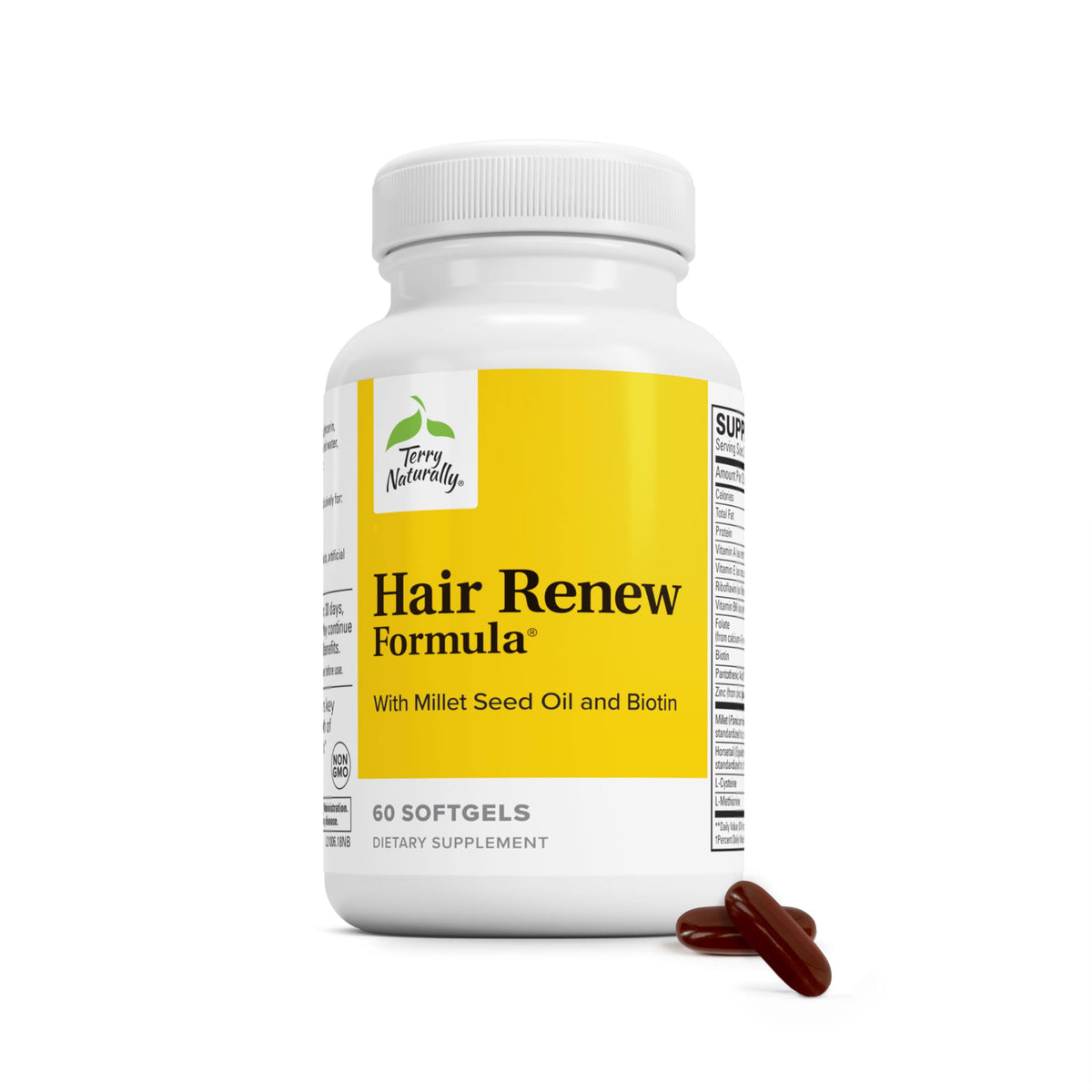 Terry Naturally frasco frontal mostrando la presentación y beneficio nutritivo