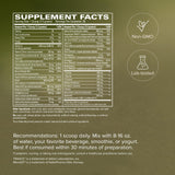 Terry Naturally etiqueta de ingredientes y datos nutricionales para transparencia