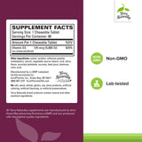 Terry Naturally tabletas masticables dispersas, fáciles de tomar
