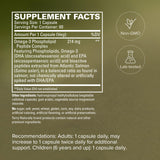 Terry Naturally Vectomega etiqueta nutricional con información clara