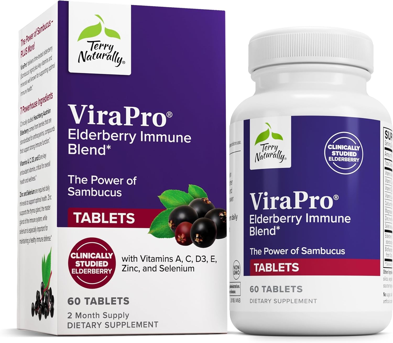 Terry Naturally ViraPro vista frontal del envase para identificar producto