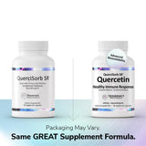 Tesseract QuerciSorb SR botella abierta con tabletas, fácil dosificación y conveniencia