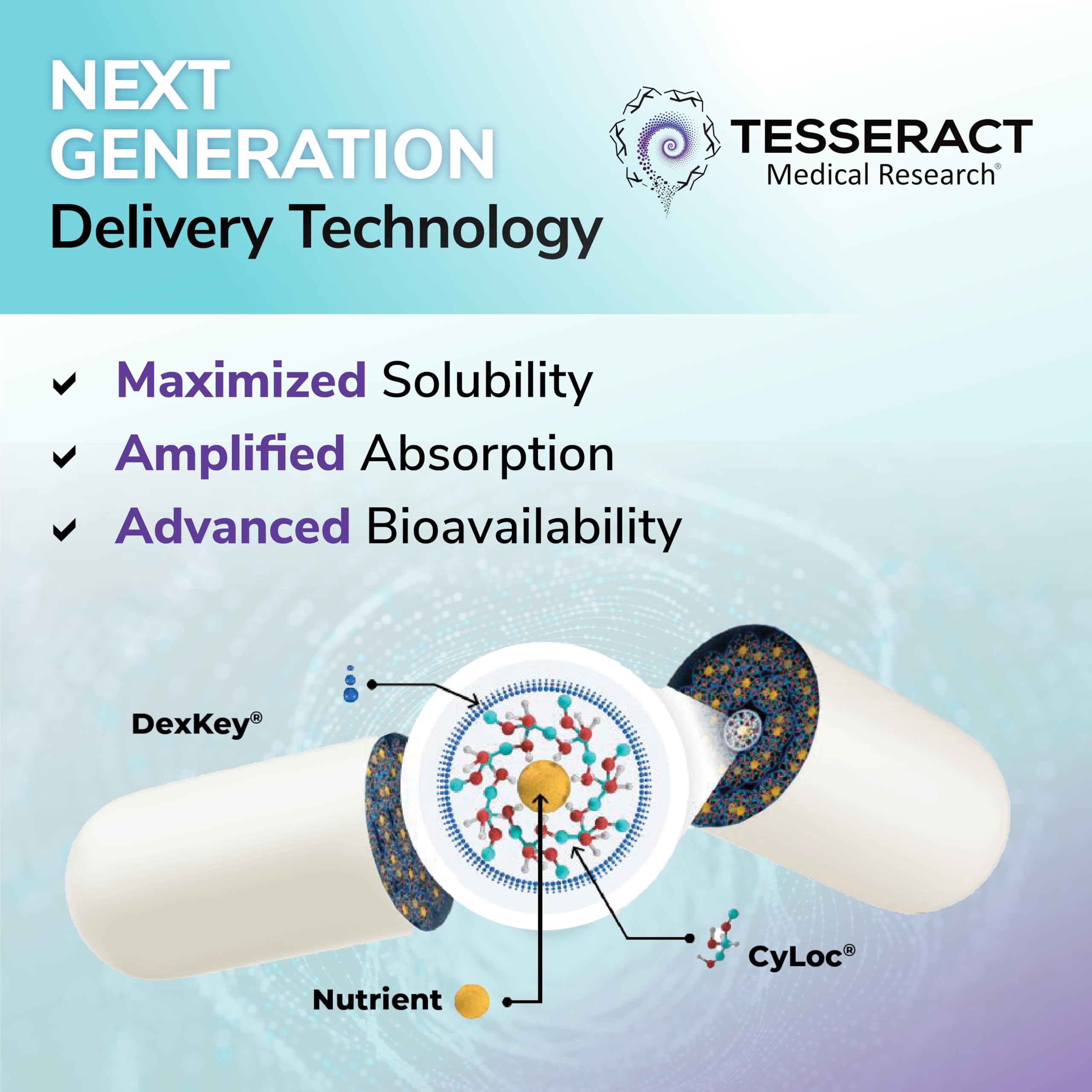 Tesseract QuerciSorb SR etiqueta con información nutricional clara y confiable