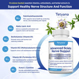 Tetyana naturals cápsulas dispuestas en plato que ilustran cantidad por envase