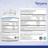 Tetyana naturals textura de cápsulas cerca para evidenciar calidad y fácil ingestión