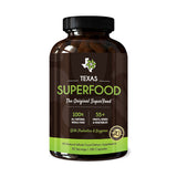 Texas SuperFood frontal del envase mostrando diseño y etiquetado claro