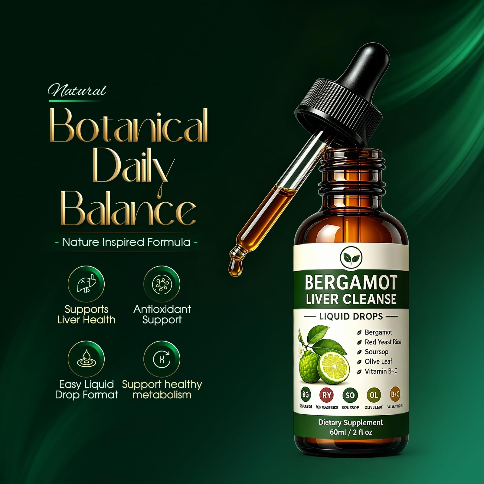 Tfnovg producto en mano mostrando escala compacta de 60 mL