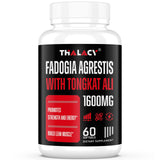 Thalacy envase frontal 60 softgels mostrando fórmula potente y fácil uso