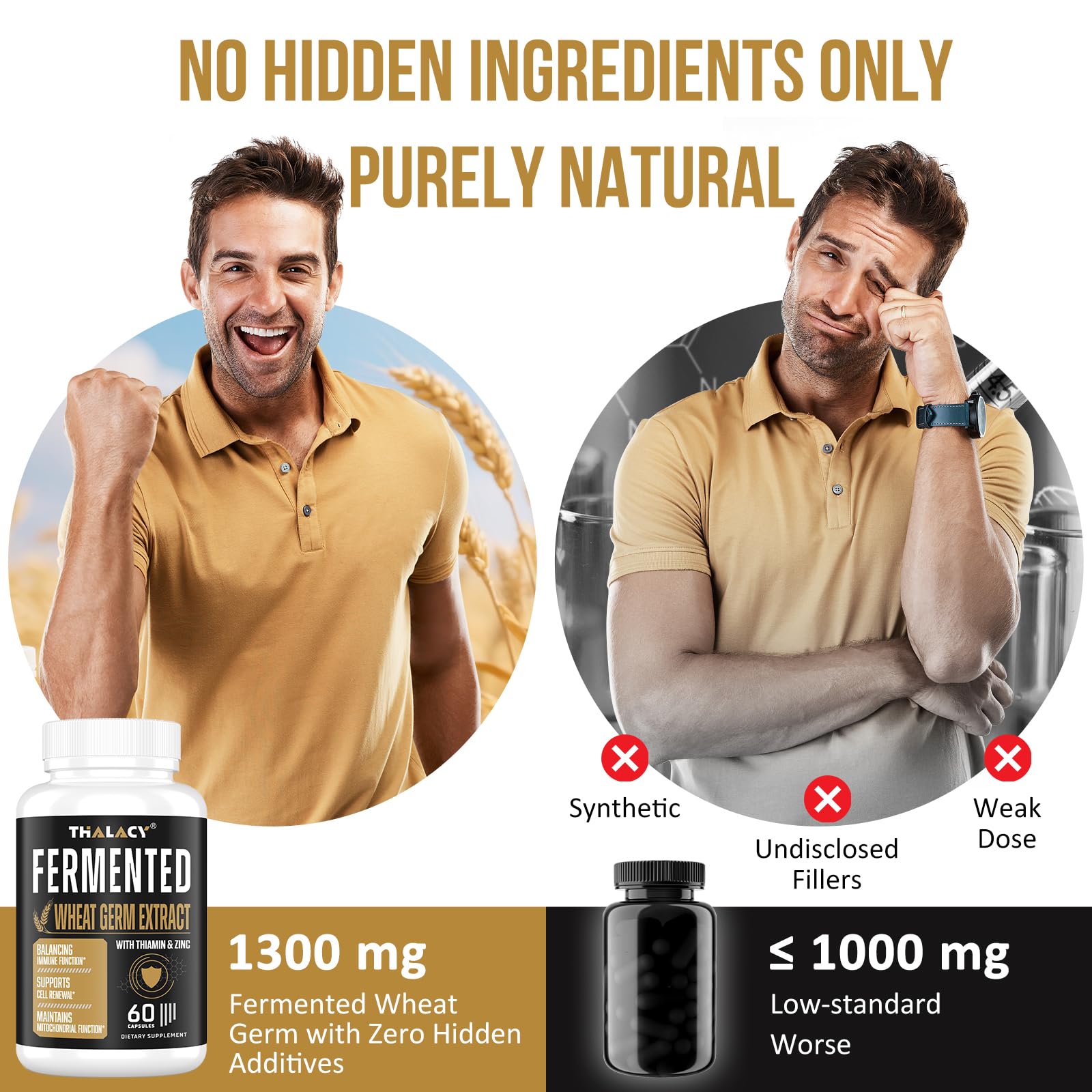 Thalacy primer plano del polvo de extracto destacando pureza natural
