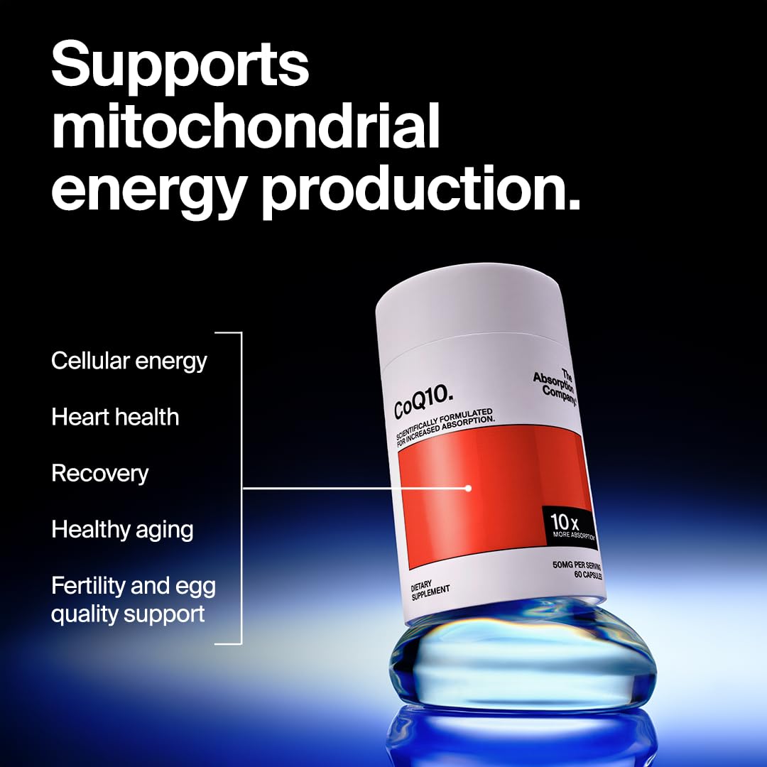 The Absorption Company etiqueta con ingredientes y certificaciones visibles
