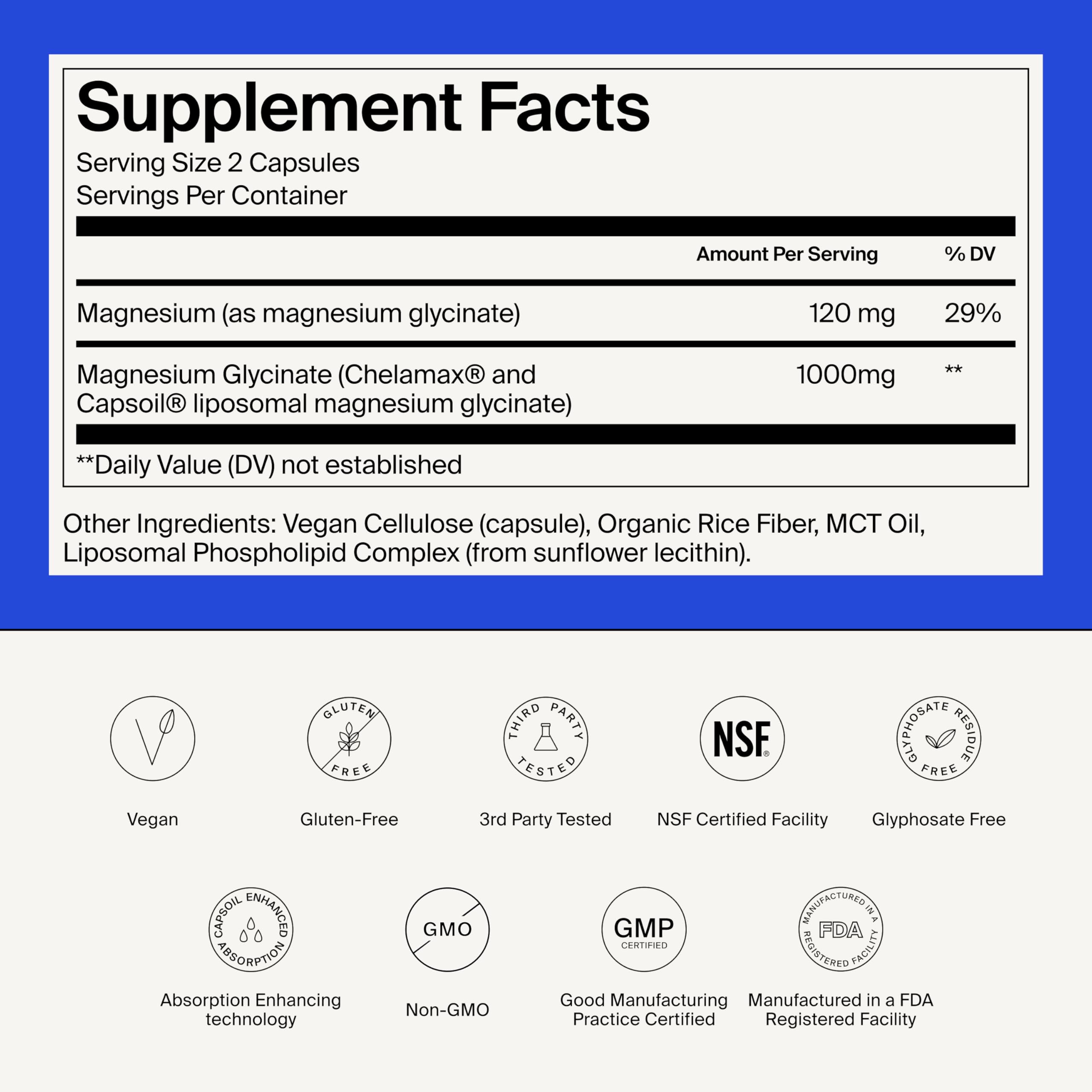 The Absorption Company sello de calidad cGMP y NSF indicando control y pruebas