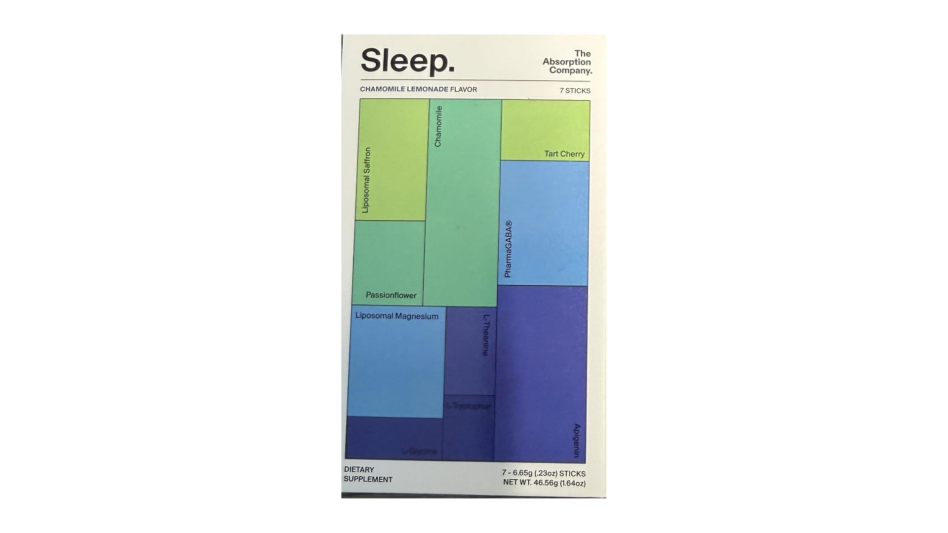 The Absorption Company persona en cama tomando la bebida para relajarse