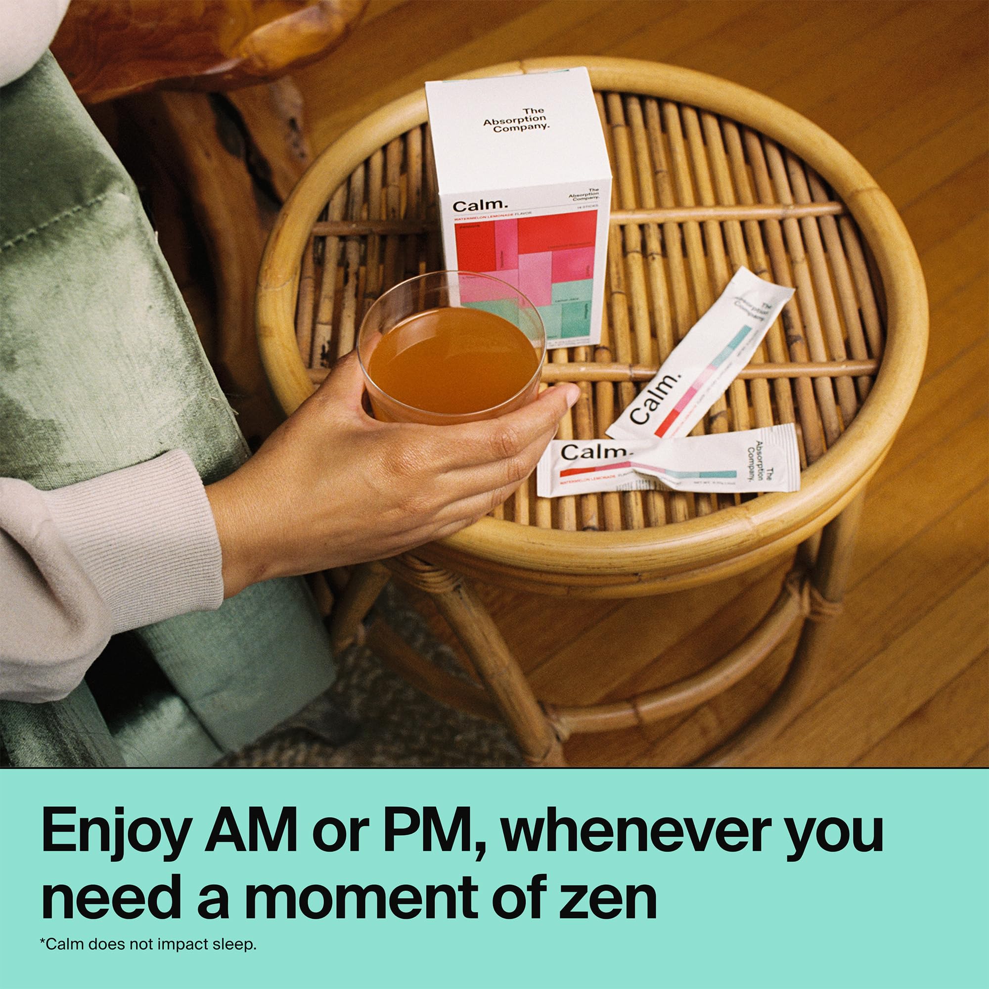 The Absorption Company vaso preparado con bebida sabor sandía-limonada refrescante