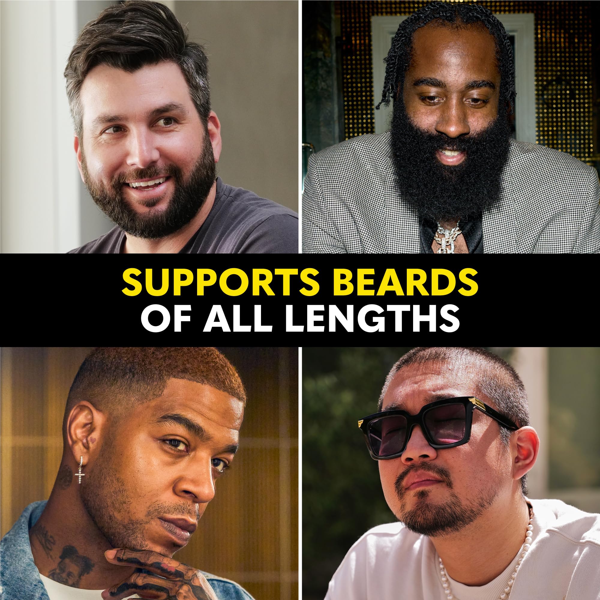 The Beard Club tabla de ingredientes muestra vitaminas clave para apoyo