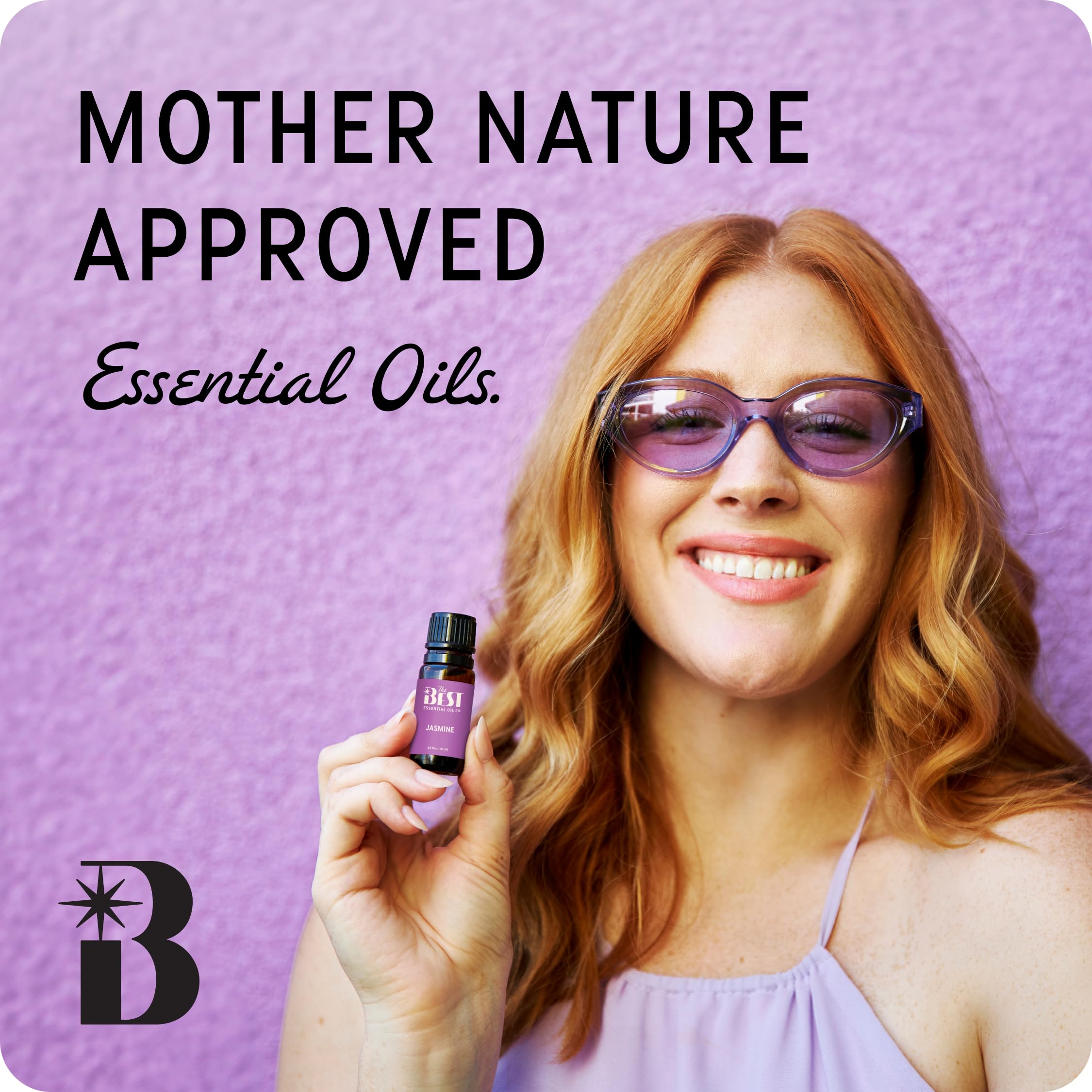 The Best Essential Oil Co selección de ingredientes naturales ordenados