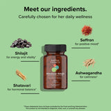 The Botanical Cabinet Co. polvo de shilajit cerca para ver textura pura