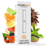 The Clean Mist vista frontal del empaque mostrando diseño y tamaño portátil