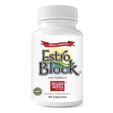 The Delgado Protocol for Health: envase Estroblock PRO frente mostrando etiqueta clara y beneficios