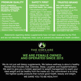 THE ENCLARE NUTRITION sello GMP y fabricación para confianza en calidad
