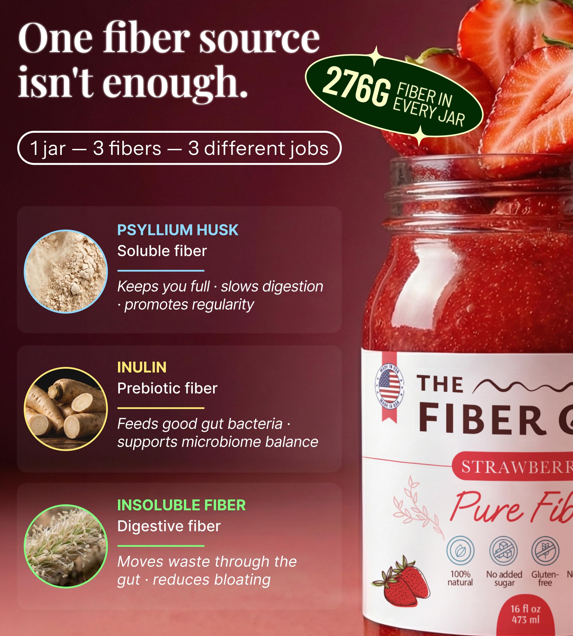 The Fiber Gel mezclado en yogur, añade fibra sin grumos