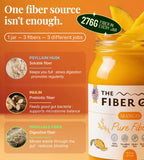 The Fiber Gel porción mezclada en yogur agregando fibra sin polvo