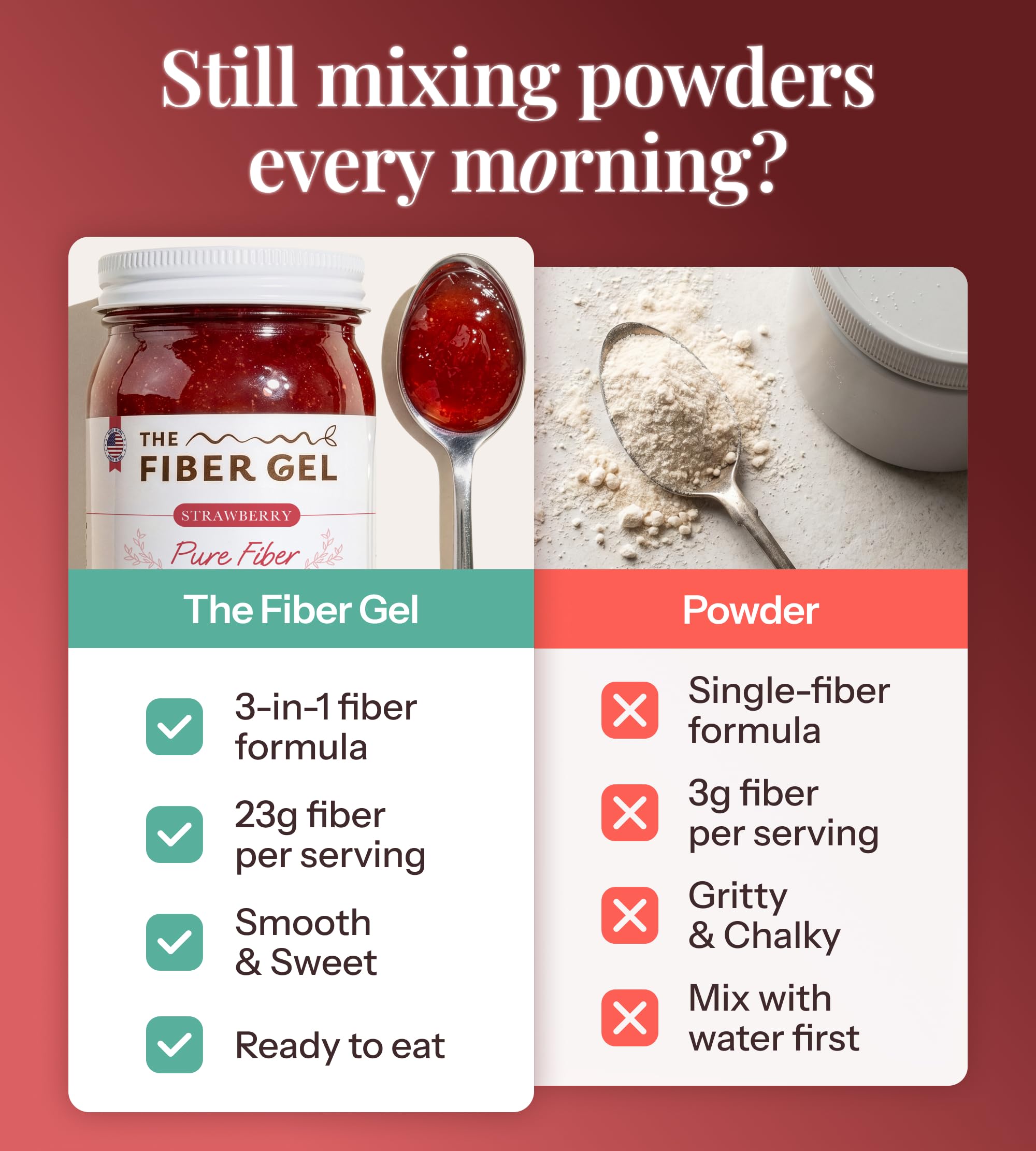 The Fiber Gel untado en tostada, opción saludable y sabrosa