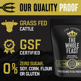 The Fittest etiqueta nutricional en bolsa, muestra ingredientes nose-to-tail y macros