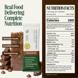 The Forward Bar barra entera sobre mesa mostrando textura y semillas, nutritiva