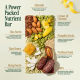 The Forward Bar primer plano de semillas enteras que aportan proteína completa