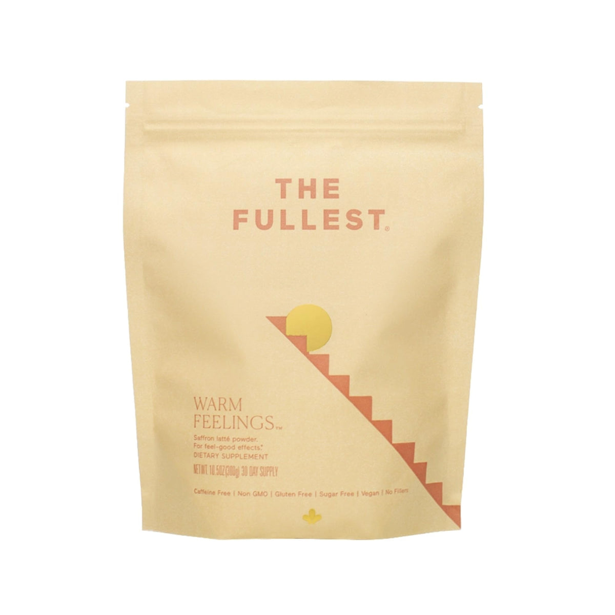 THE FULLEST frente del envase mostrando diseño y beneficios